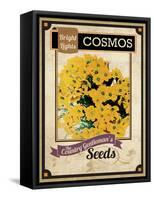 Seed Packet - Cosmos-The Saturday Evening Post-Framed Stretched Canvas