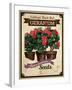 Seed Packet - Geranium-The Saturday Evening Post-Framed Giclee Print