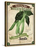 Seed Packet - Greenbeans-The Saturday Evening Post-Stretched Canvas