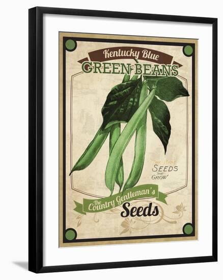 Seed Packet - Greenbeans-The Saturday Evening Post-Framed Giclee Print