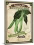 Seed Packet - Greenbeans-The Saturday Evening Post-Mounted Giclee Print