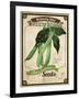 Seed Packet - Greenbeans-The Saturday Evening Post-Framed Giclee Print