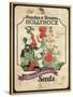 Seed Packet - Hollyhock-The Saturday Evening Post-Stretched Canvas