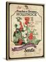 Seed Packet - Hollyhock-The Saturday Evening Post-Stretched Canvas