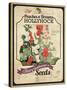 Seed Packet - Hollyhock-The Saturday Evening Post-Stretched Canvas