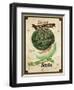 Seed Packet - Melon-The Saturday Evening Post-Framed Premium Giclee Print