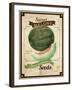 Seed Packet - Melon-The Saturday Evening Post-Framed Giclee Print