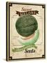 Seed Packet - Melon-The Saturday Evening Post-Stretched Canvas