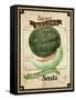 Seed Packet - Melon-The Saturday Evening Post-Framed Stretched Canvas