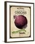 Seed Packet - Onion-The Saturday Evening Post-Framed Giclee Print