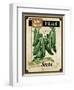 Seed Packet - Peas-The Saturday Evening Post-Framed Giclee Print