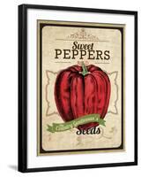 Seed Packet - Pepper-The Saturday Evening Post-Framed Giclee Print