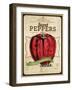 Seed Packet - Pepper-The Saturday Evening Post-Framed Giclee Print