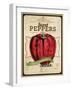 Seed Packet - Pepper-The Saturday Evening Post-Framed Giclee Print