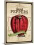 Seed Packet - Pepper-The Saturday Evening Post-Mounted Giclee Print