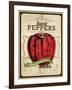 Seed Packet - Pepper-The Saturday Evening Post-Framed Giclee Print