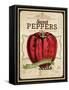 Seed Packet - Pepper-The Saturday Evening Post-Framed Stretched Canvas