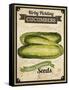 Seed Packet - Pickle-The Saturday Evening Post-Framed Stretched Canvas