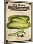 Seed Packet - Pickle-The Saturday Evening Post-Mounted Giclee Print