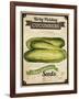 Seed Packet - Pickle-The Saturday Evening Post-Framed Giclee Print