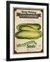 Seed Packet - Pickle-The Saturday Evening Post-Framed Giclee Print