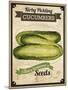 Seed Packet - Pickle-The Saturday Evening Post-Mounted Giclee Print