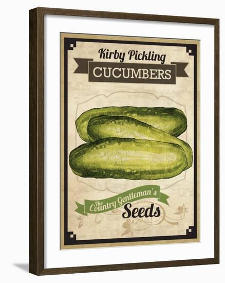 Seed Packet - Pickle-The Saturday Evening Post-Framed Giclee Print