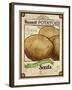 Seed Packet - Potatoes-The Saturday Evening Post-Framed Giclee Print