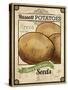 Seed Packet - Potatoes-The Saturday Evening Post-Stretched Canvas