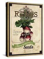 Seed Packet - Radish-The Saturday Evening Post-Stretched Canvas