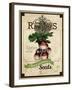 Seed Packet - Radish-The Saturday Evening Post-Framed Giclee Print