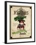 Seed Packet - Radish-The Saturday Evening Post-Framed Giclee Print