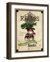 Seed Packet - Radish-The Saturday Evening Post-Framed Giclee Print