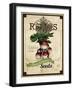 Seed Packet - Radish-The Saturday Evening Post-Framed Giclee Print