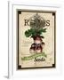 Seed Packet - Radish-The Saturday Evening Post-Framed Giclee Print