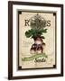 Seed Packet - Radish-The Saturday Evening Post-Framed Giclee Print