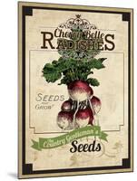 Seed Packet - Radish-The Saturday Evening Post-Mounted Giclee Print
