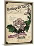 Seed Packet - Roses-The Saturday Evening Post-Mounted Giclee Print