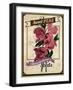 Seed Packet - Sweet Peas-The Saturday Evening Post-Framed Giclee Print