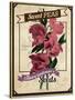 Seed Packet - Sweet Peas-The Saturday Evening Post-Stretched Canvas