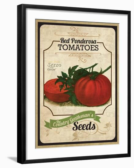 Seed Packet - Tomatoes-The Saturday Evening Post-Framed Giclee Print