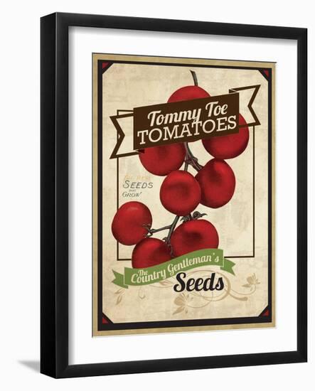 Seed Packet - TommyToes-The Saturday Evening Post-Framed Giclee Print