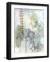 Seed Pod Composition III-Naomi McCavitt-Framed Art Print