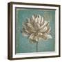 Seed Pod I no Words Turquoise-Beth Grove-Framed Art Print