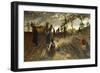 Seeding in Tuscany-Niccolo Cannicci-Framed Giclee Print