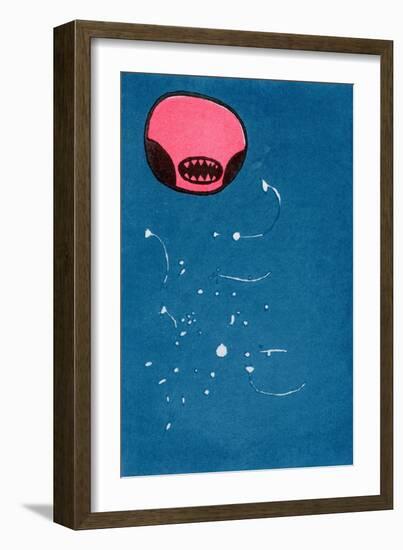 Seedpod Space Monster, 2013-Bella Larsson-Framed Giclee Print