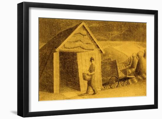 Seedtime and Harvest, 1937-Grant Wood-Framed Giclee Print