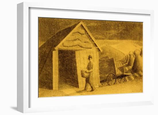 Seedtime and Harvest, 1937-Grant Wood-Framed Giclee Print