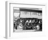 Seeing Chicago, auto at Monroe near State, Chicago, Illinois, 1900-Hans Behm-Framed Photographic Print