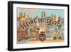 Seeing Pittsburgh, Pennsylvania, Graphics-null-Framed Art Print